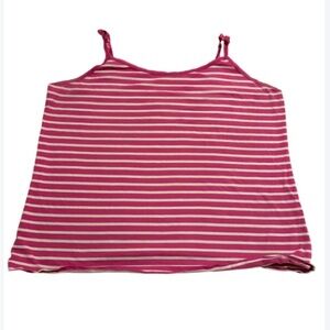 Lane Bryant Pink and White Striped Camisole 18/20 like new!
